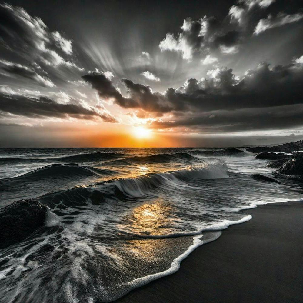 Sunset At The Beach 441
