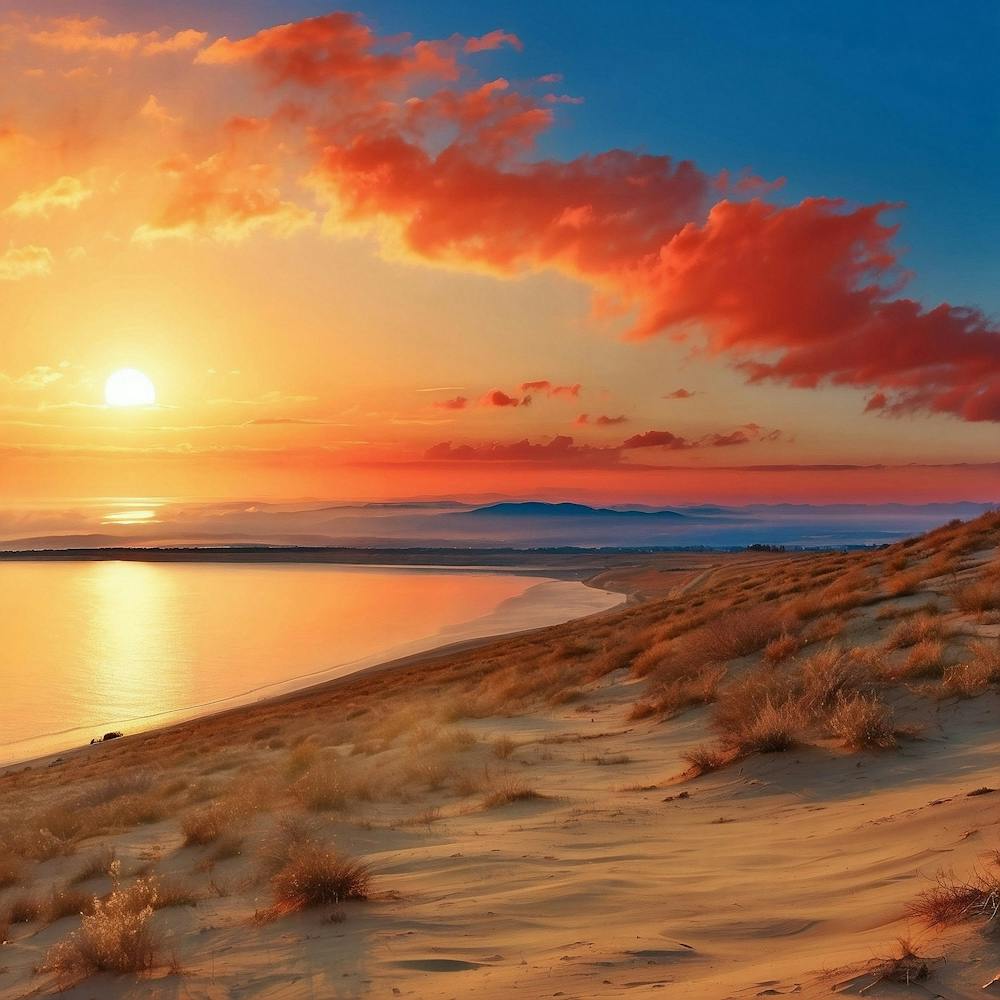Sunset On The Beach