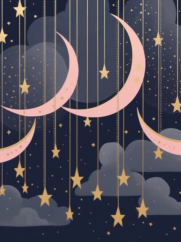 Moon And Stars Boho Celestial 8