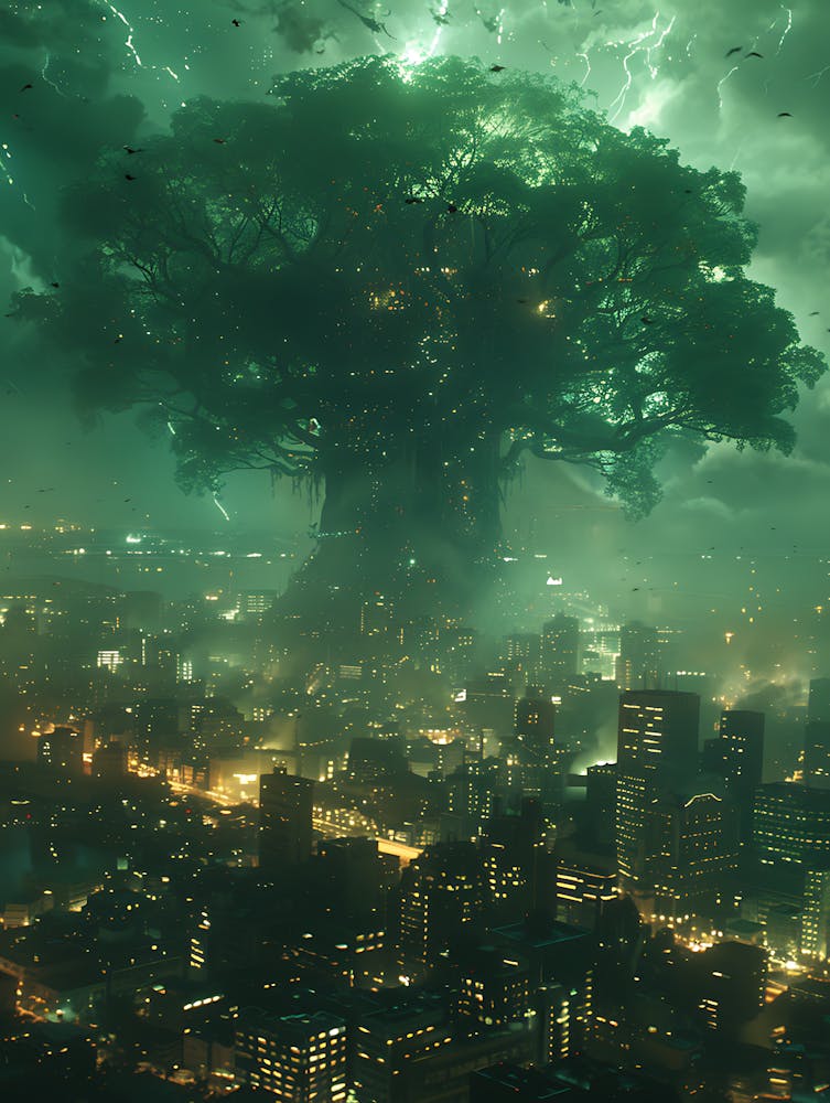 Whimsical Tree In The City 9