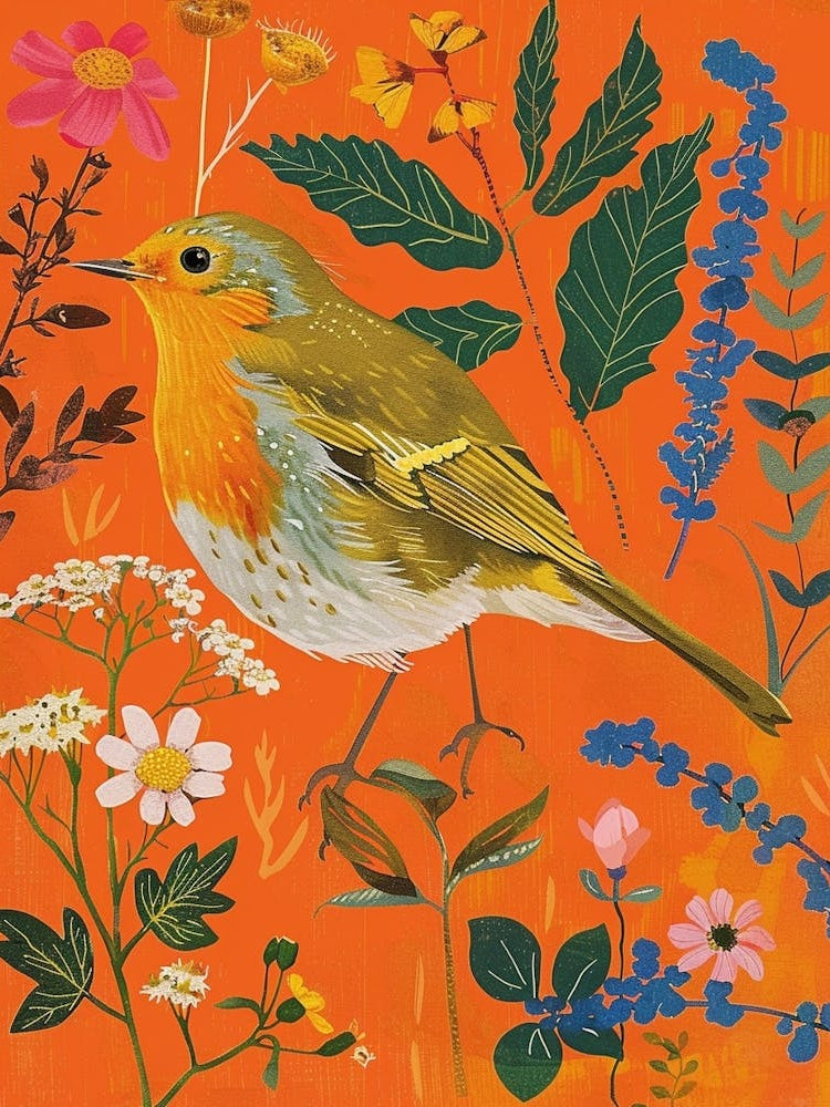 Spring Birds European Robin 1