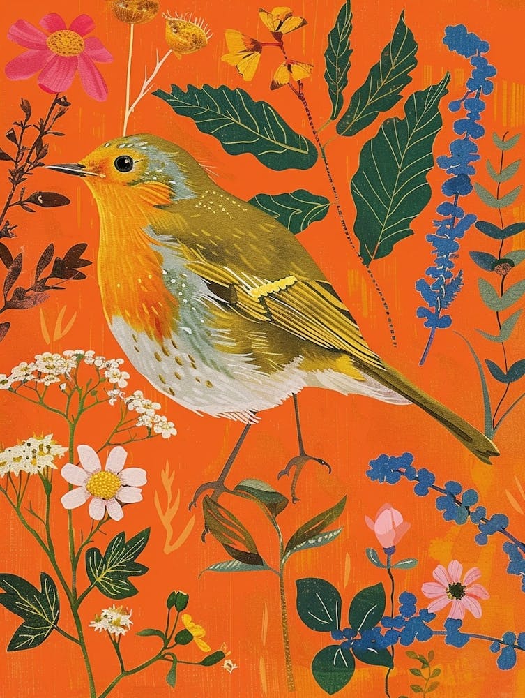 Spring Birds European Robin 1