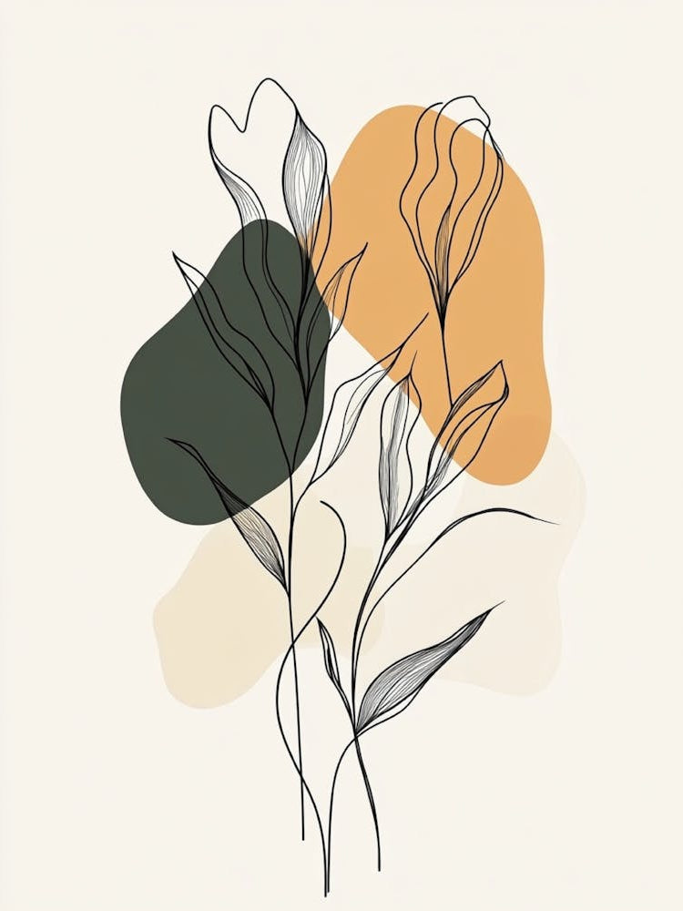 Abstract Floral Painting 7