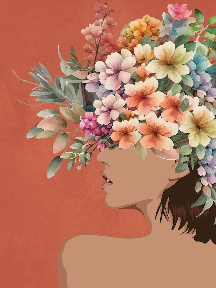 Floral Woman 1