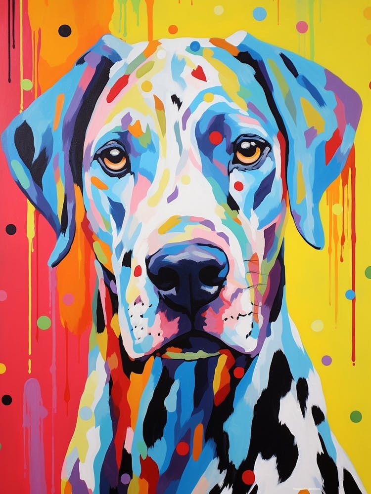 Pop Art Paint Dog 3