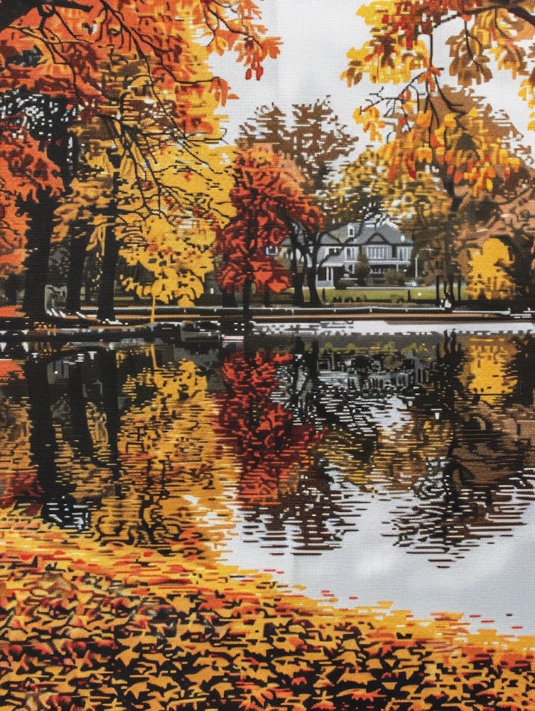 Autumn By The Pond