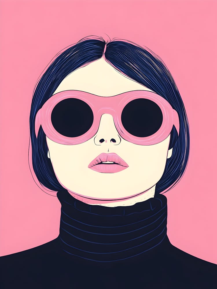 Pink Sunglasses 1