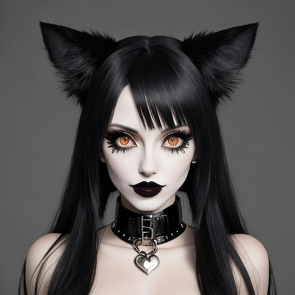 Goth kitten Victoria