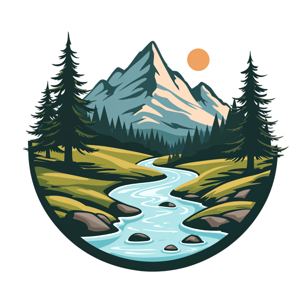 Mountains River Nature Landscape