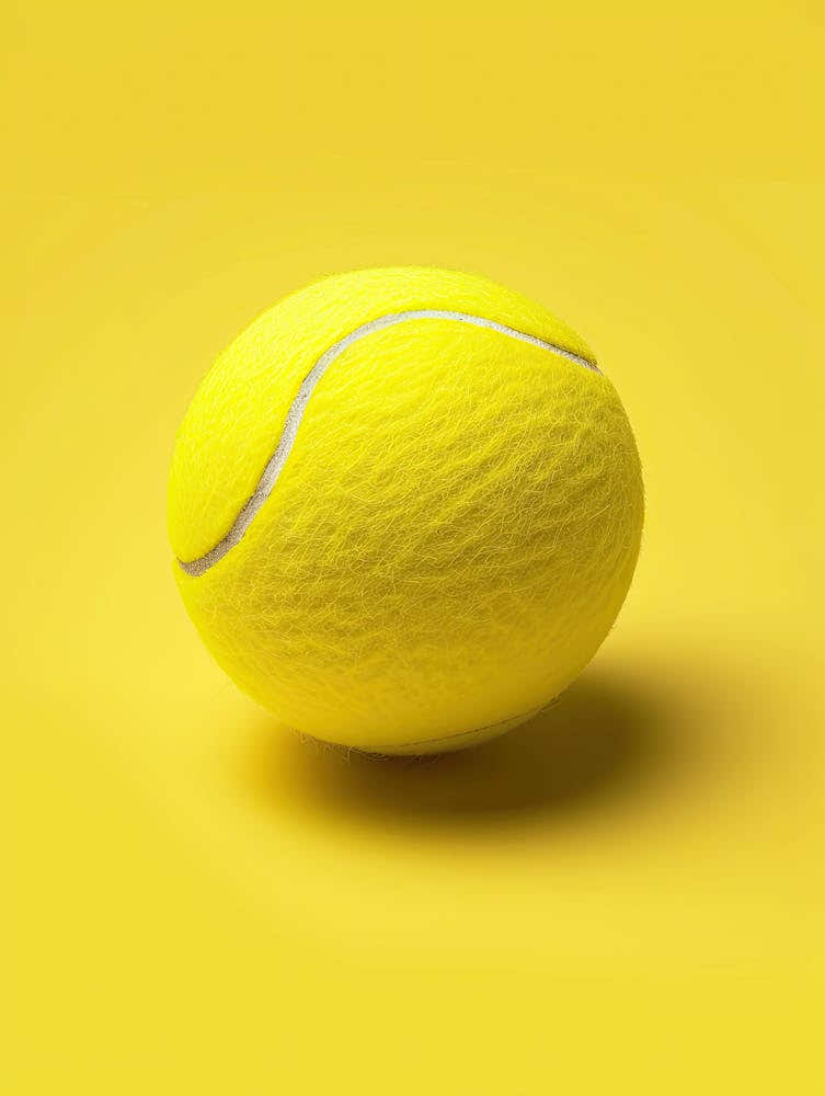 Painted Motion Tennis Ball
