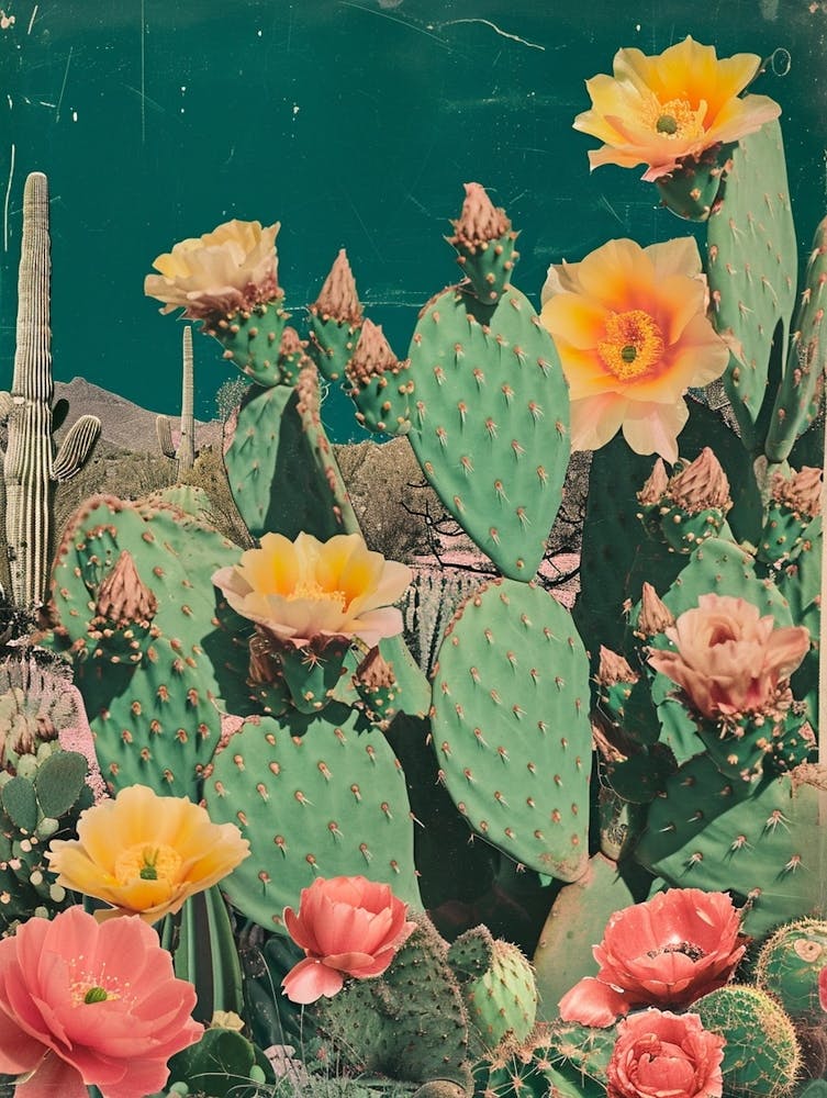 Kitsch Cactus Collage 4