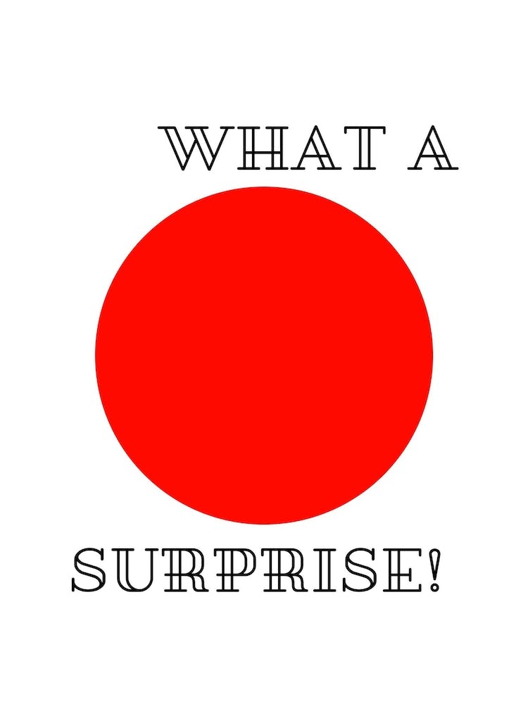 What A Red Surprise
