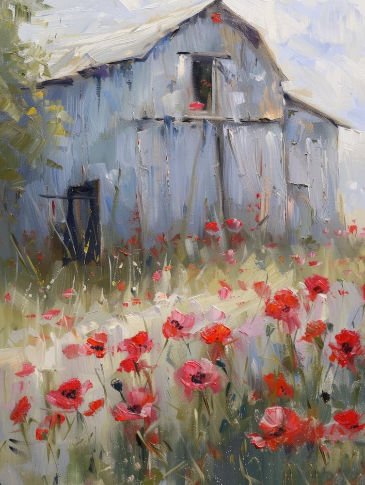Poppies In The Barn 3