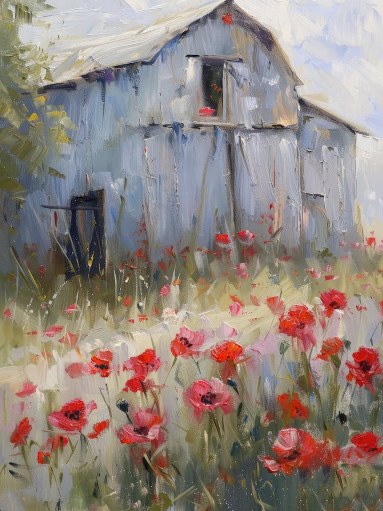 Poppies In The Barn 3
