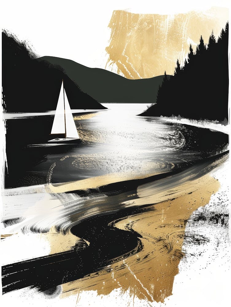 Sailboat On The Lake 3