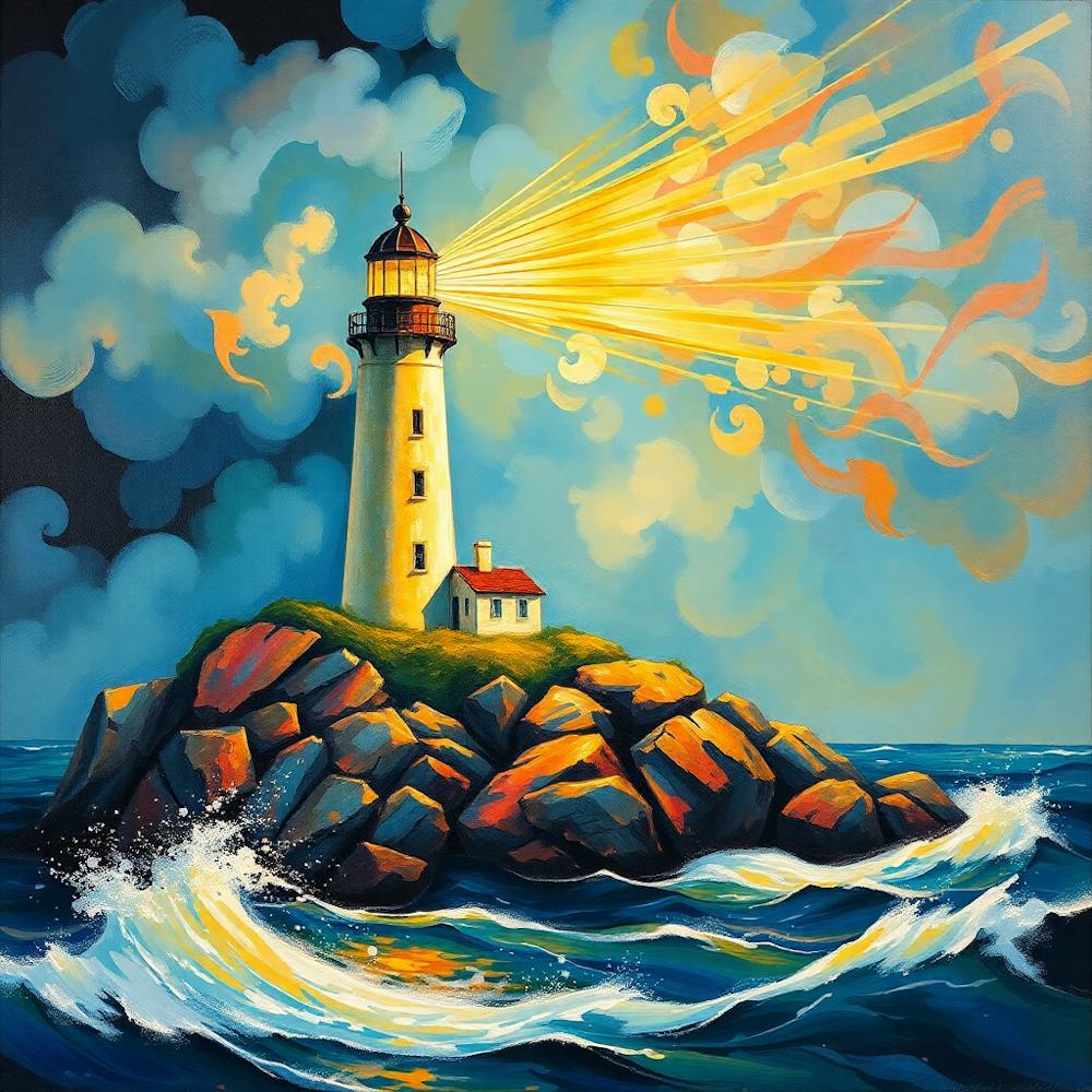 Lighthouse In The Sky