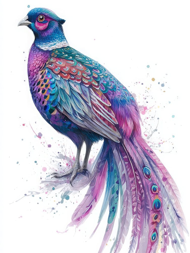 Aihrgdesign Isolated Watercolor Painting Of Birds Colorful Ph Dabe21f8 7ee1 48b1 83db 443067b02862 0