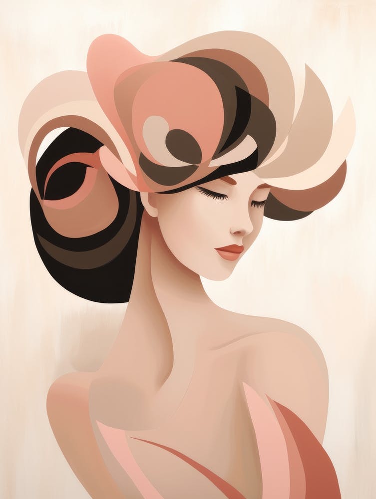 Abstract Portrait Of A Woman 10