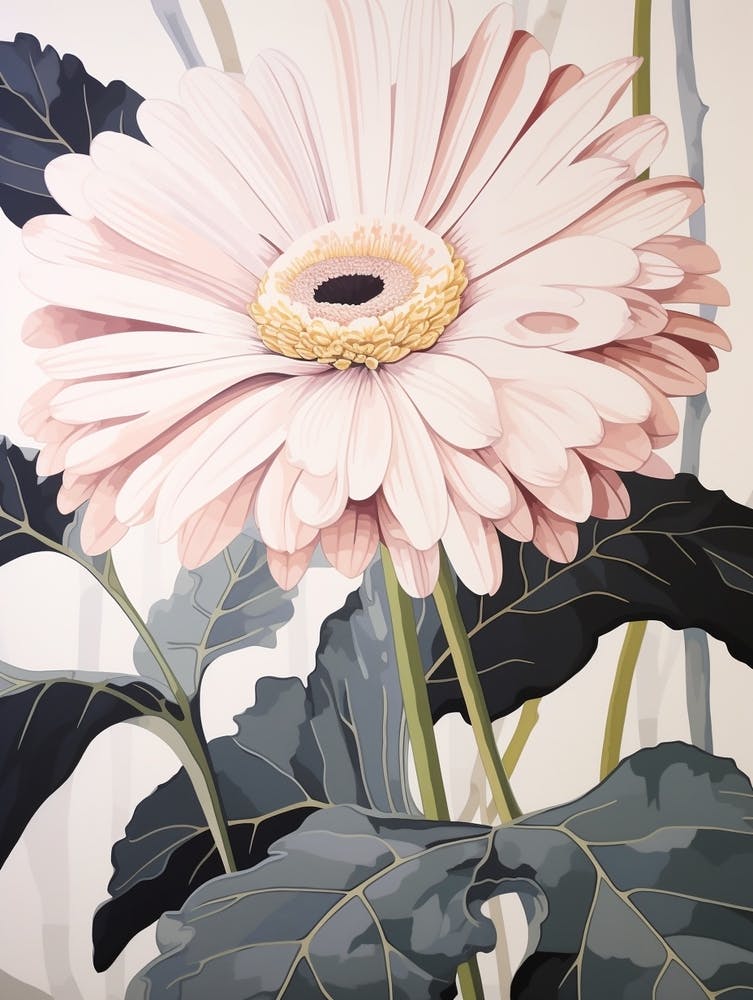 Blumenillustration Gerbera