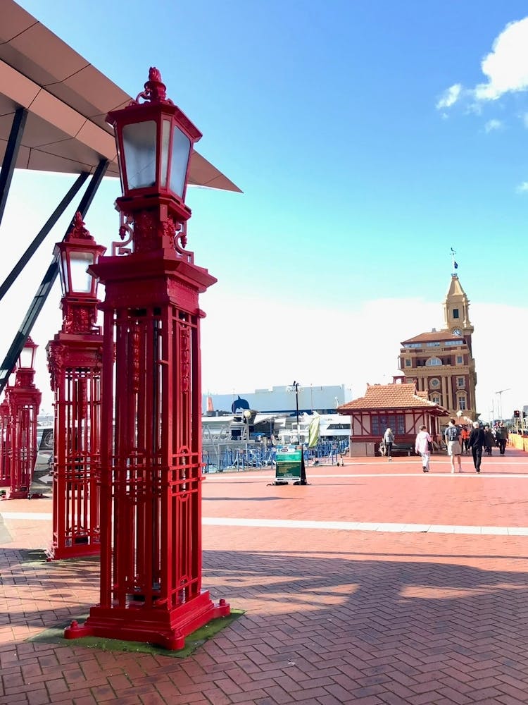Lampadaire Rouge