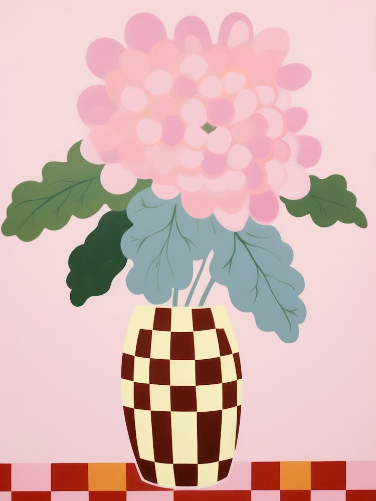 Hydrangeas Flower Vase 2