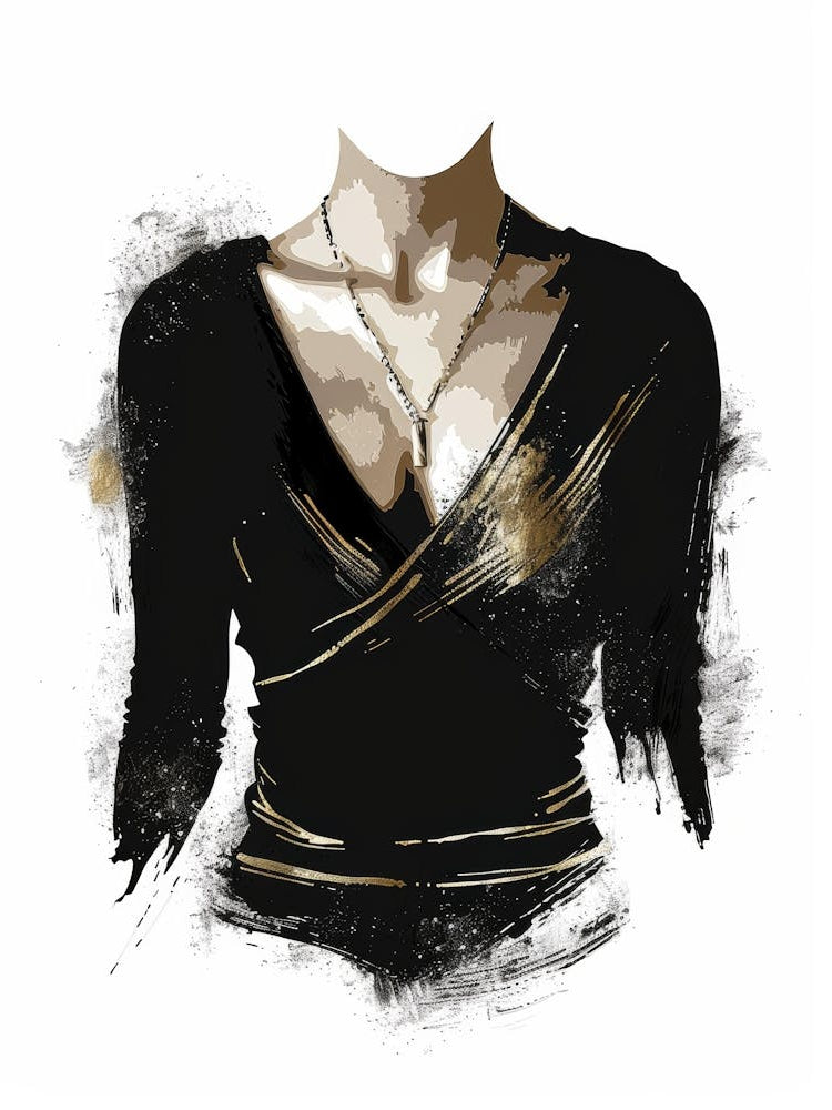 Woman In A Black Dress