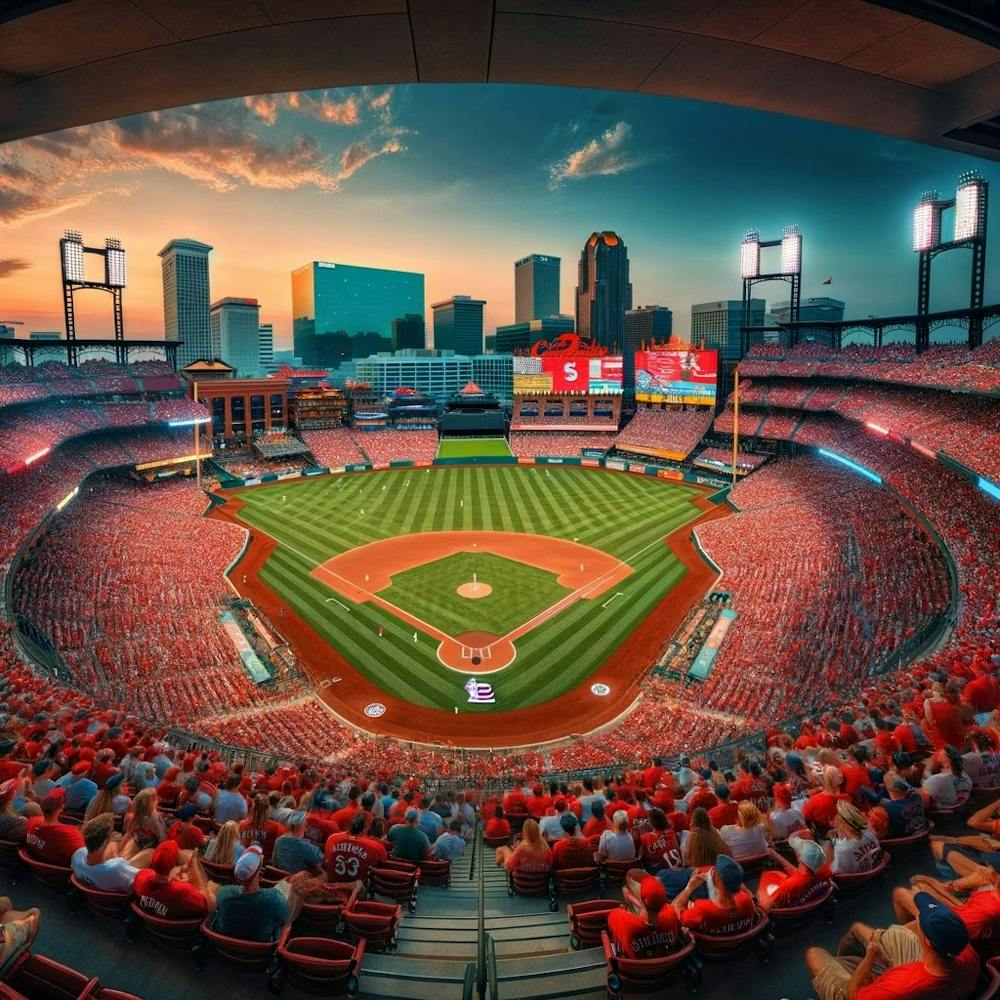 Summer Majesty At Busch A Cardinals Evening Symphony