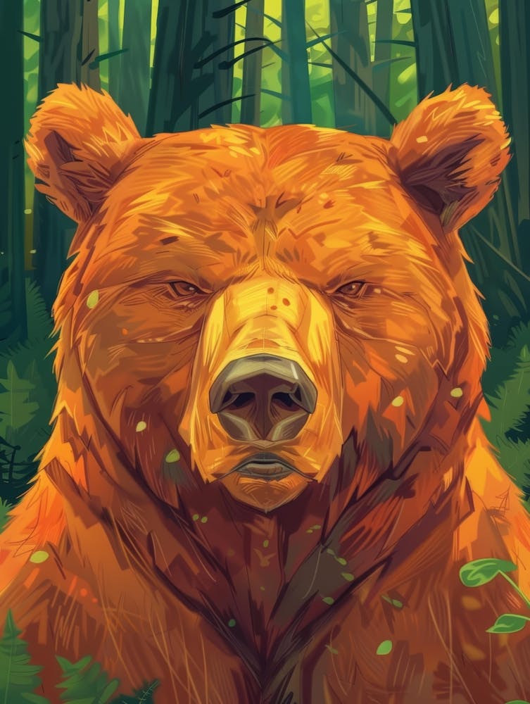 Bear In The Forest 7
