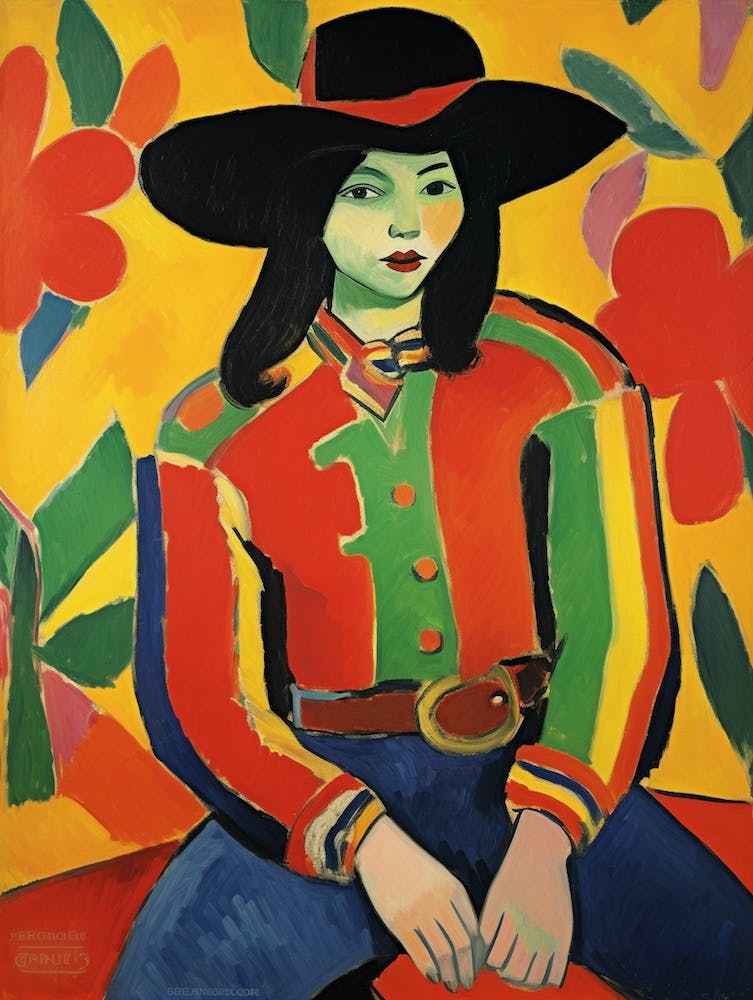 Matisse Inspired Fashion Cowgirl 1