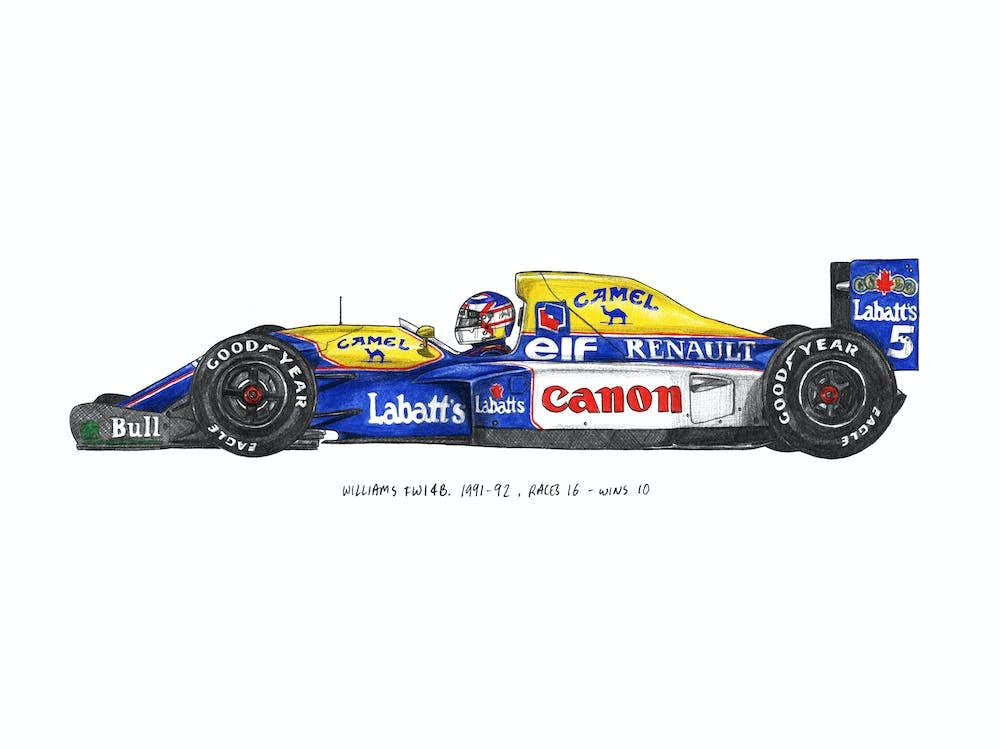 Williams FW14B Car
