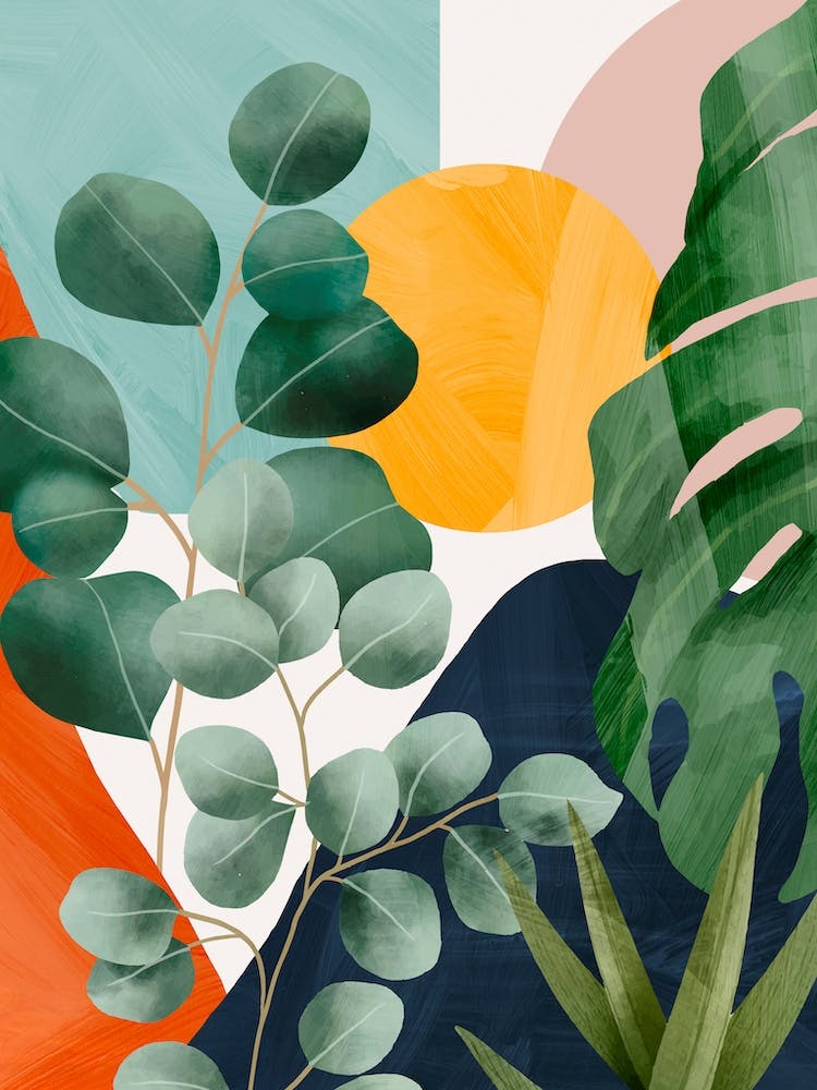 Abstract Tropical Art 8