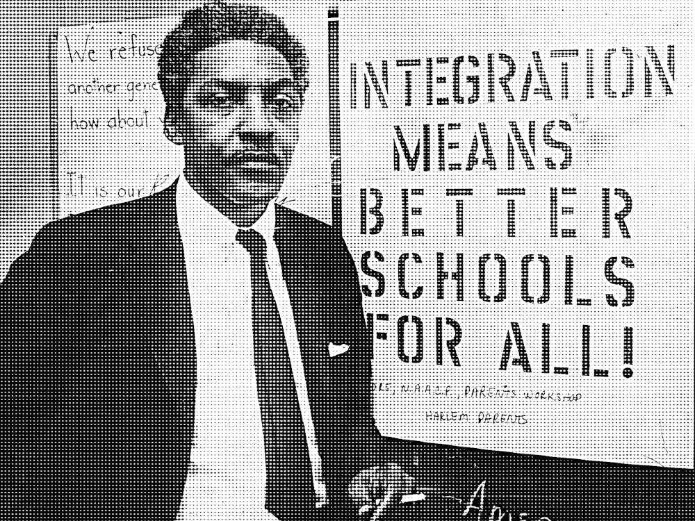 American civil rights activist Bayard Rustin 1964