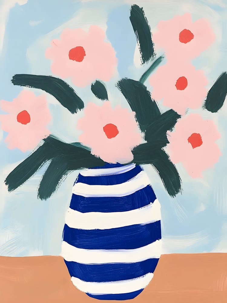 Striped Vase