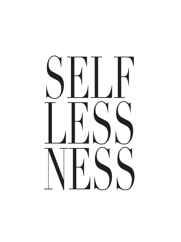 Selflessness Art Print by Honeymoon Hotel – Fy!
