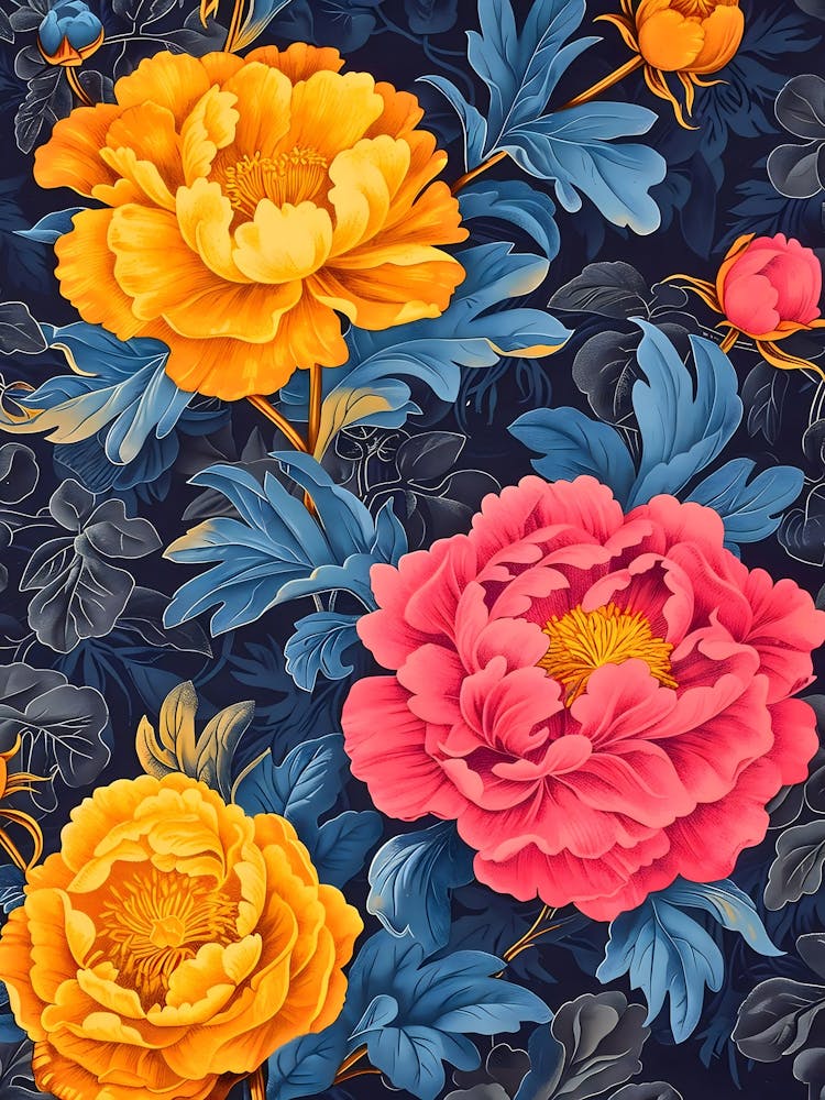 Peonies Wallpaper 1