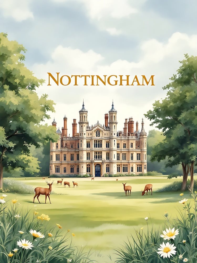 Nottingham Retro Vintage Travel V 04