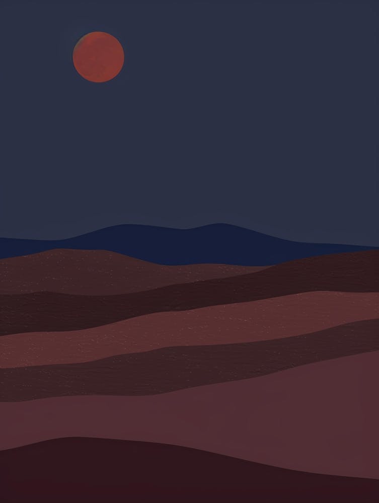 Moonlight In The Desert