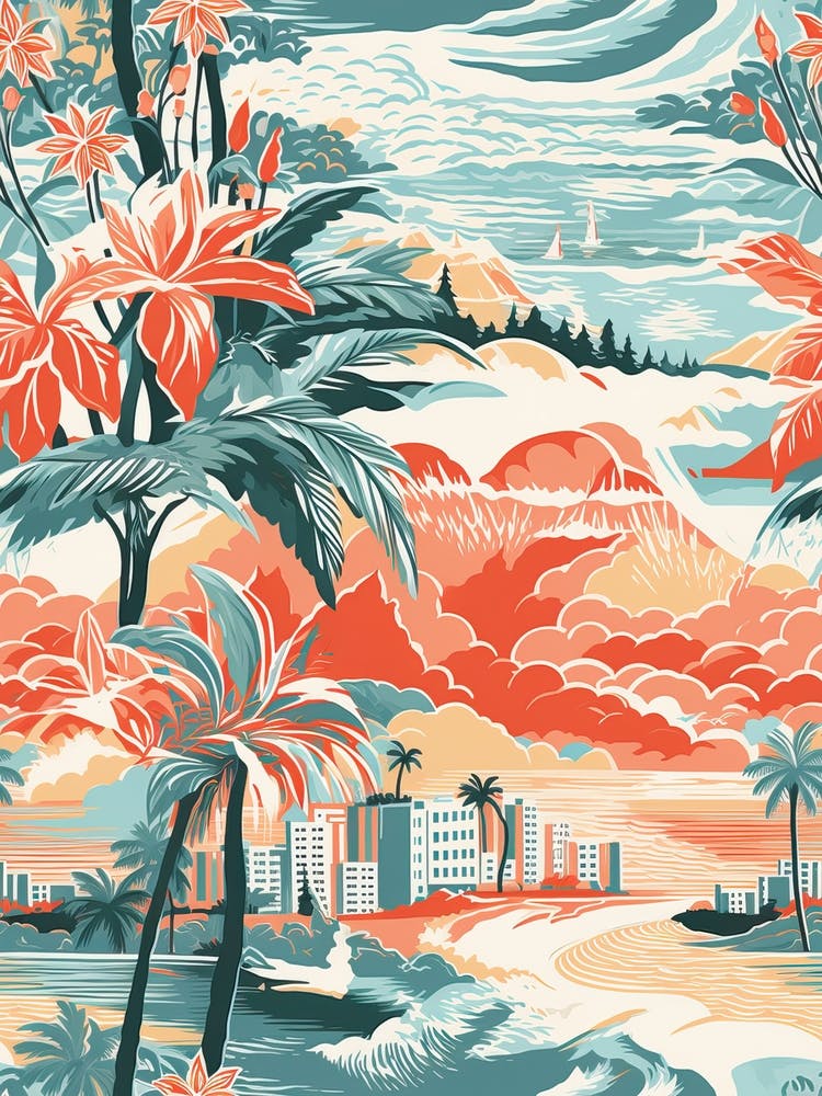 Honolulu, Hawaii, Inspired Travel Pattern 1