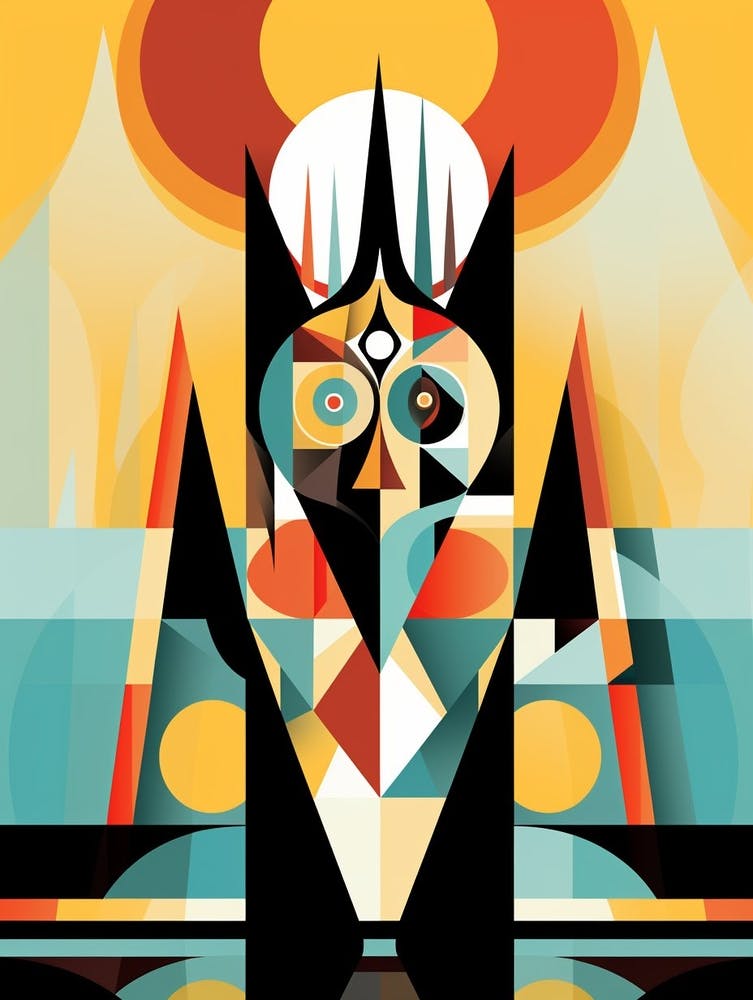 Fox Abstract Pop Art 2