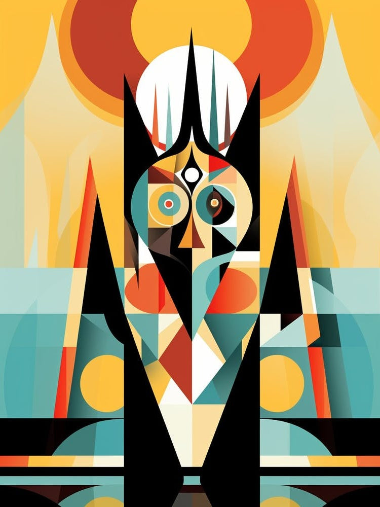 Fox Abstract Pop Art 2