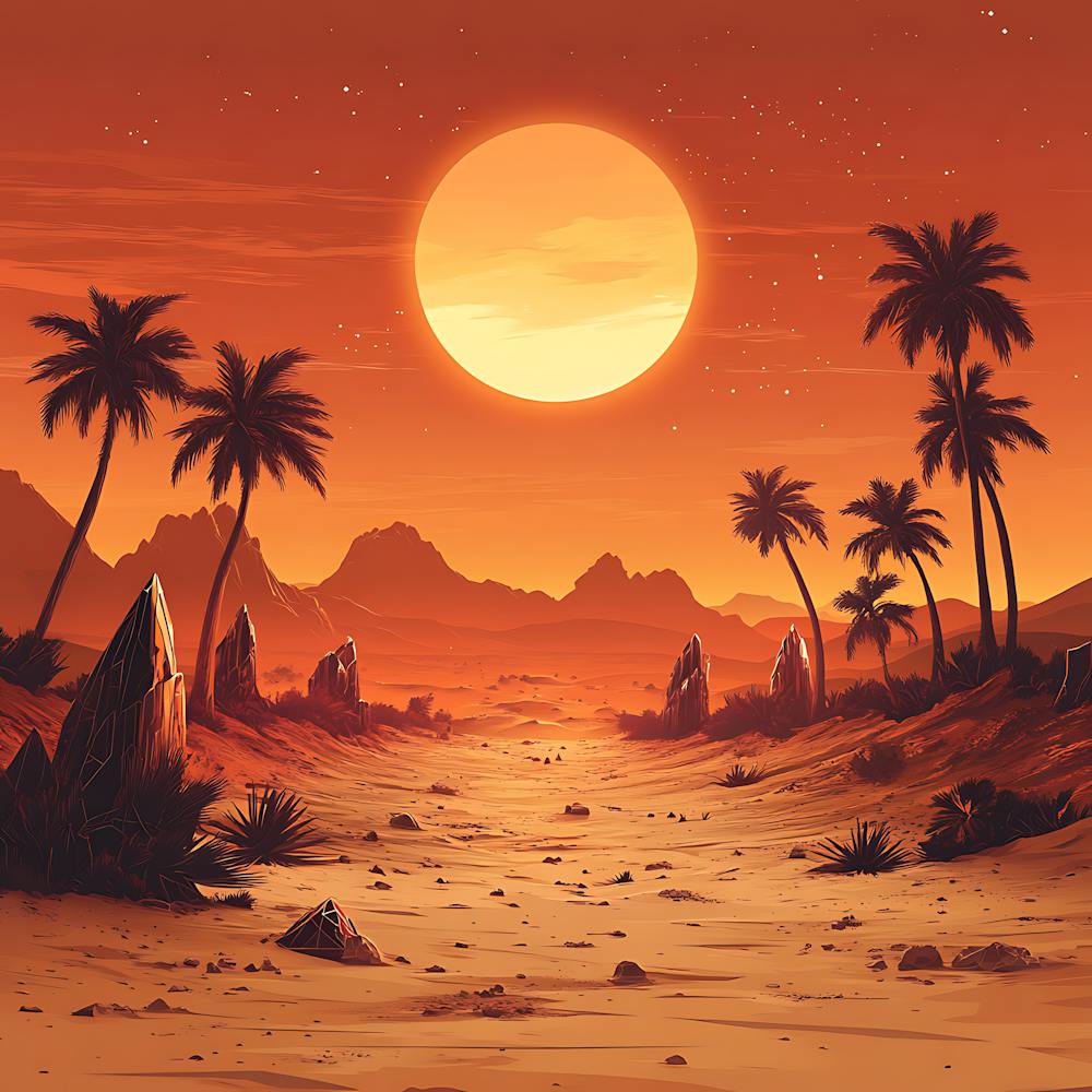 Paysage Désertique 17