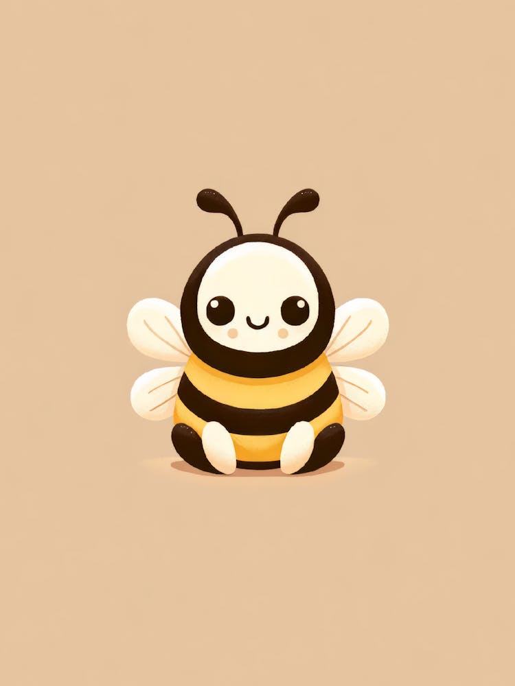 Cute Bumblebee Nursery Baby Print