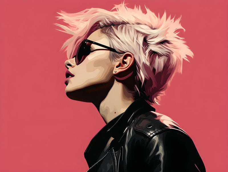 Girl With Pink Hair 2