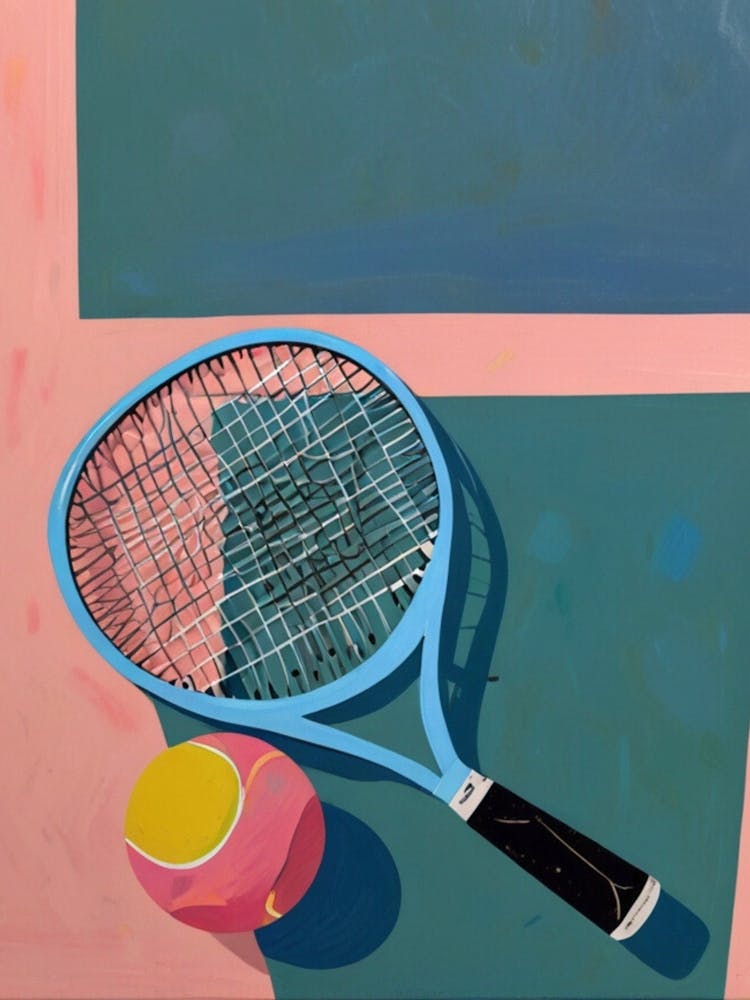 Raquette Et Balle De Tennis 5