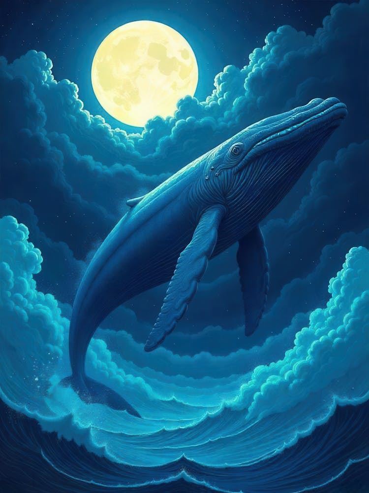 Whale In The Moonlight