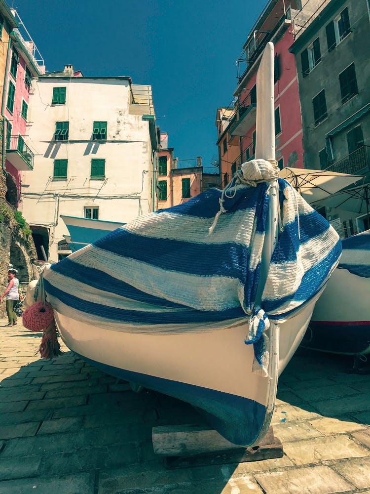 Cinque Terre Italy Boat