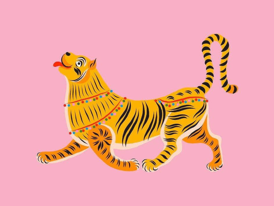 Happy Tiger Pink