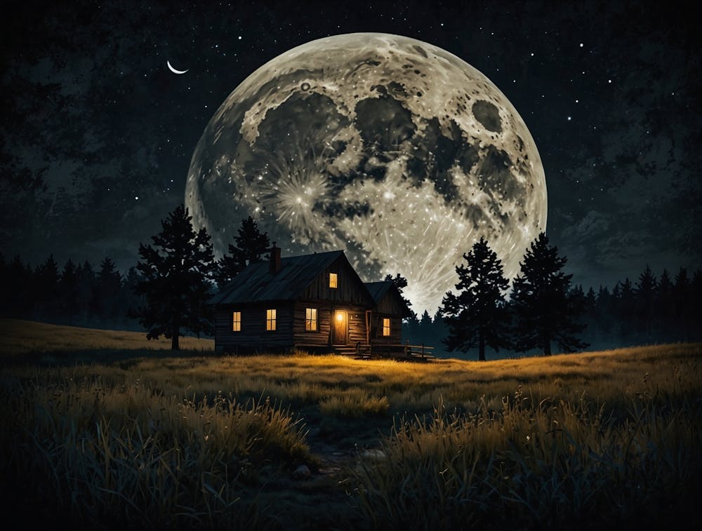 Full Moon At Night