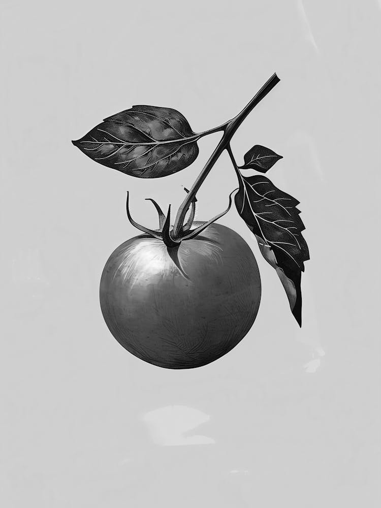 Tomato On A Branch