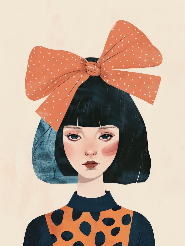 Girl With A Big Bow